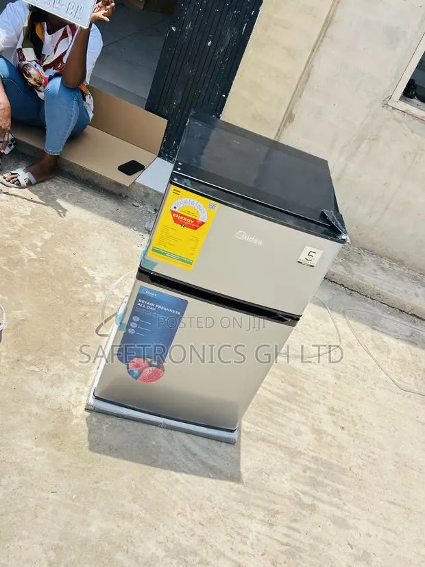 Super Fast Midea 87ltr Double Door Table Top Fridge Hd-113f(N · Photo 1
