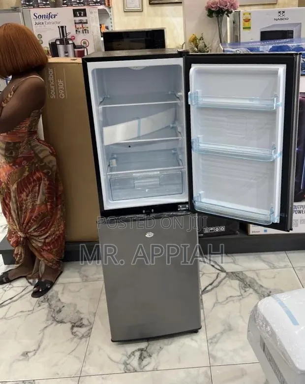 Check Out Original Nasco Bottom Mount Freezer Fridge(Dark Gray)158l · Photo 1