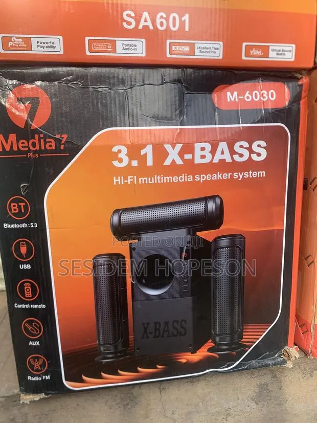 Media 7 Plus M-6030 3.1 X-Bass Hi-Fi Multimedia Speaker System · Photo 1