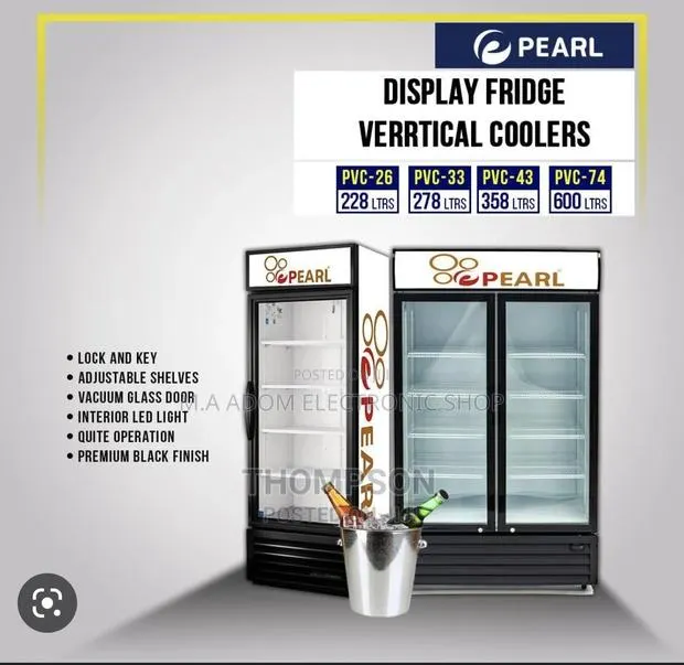 Pearl Transparent 568 Litres Display Fridge for Drinks Etc · Photo 1