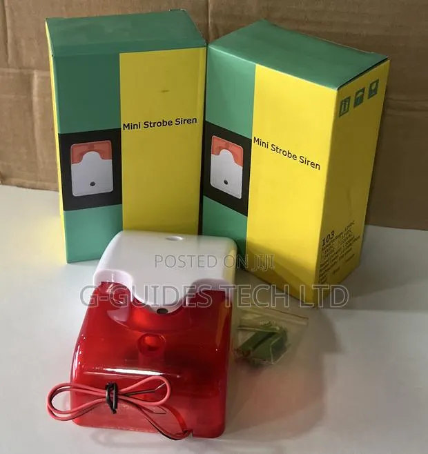 Mini Strobe Siren Wired Durable 5v 12v 24v 220vac Sound Alarm · Photo 1
