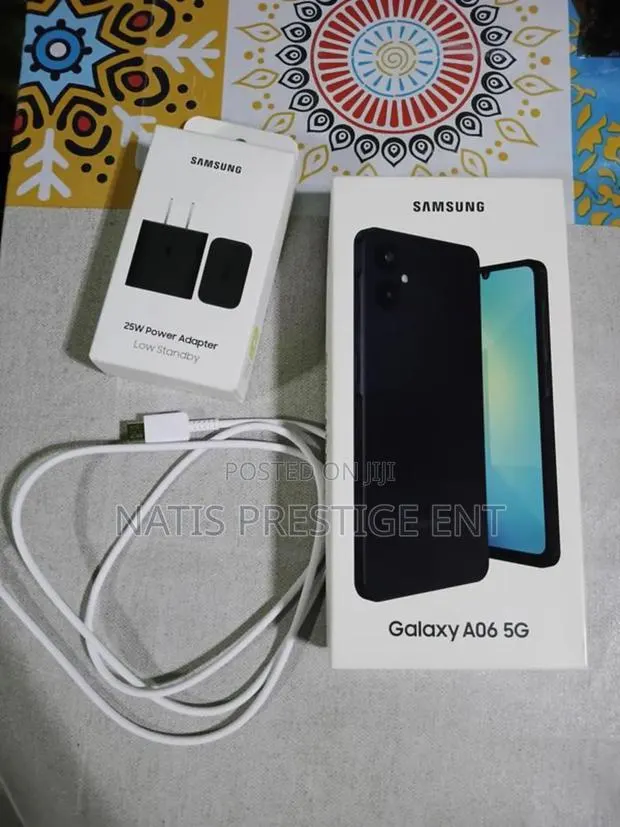 New Samsung Galaxy A06 64 GB Black · Photo 1