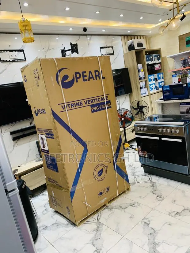 Choose New Pearl 610liters Doubledoor Display Fridge Cooler PVC-730-2b · Photo 1