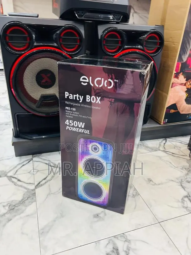 Shop Unique Pb2-150 Double 8" Rechargeable Bluetooth Speaker(Black) · Photo 1