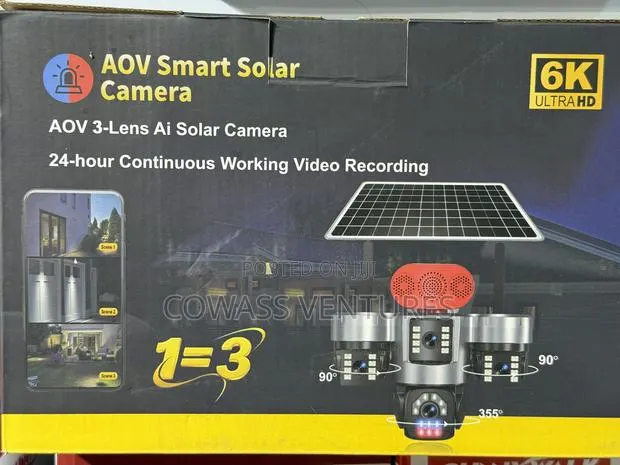 4G Solar 3 Lens Camera · Photo 1