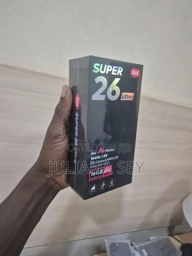 New Itel S26 Ultra 256 GB Black · Photo 1