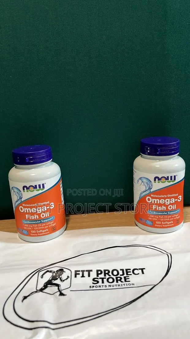 NOW Omega-3 Fish Oil 100 Softgels · Photo 1
