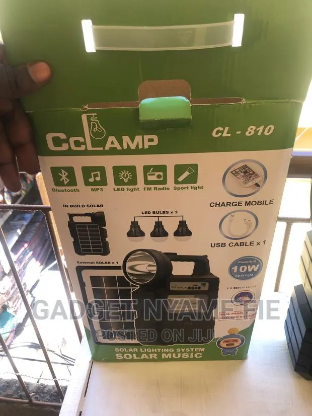 Solar Rechargeable System (Cclamp CL-810) · Photo 1