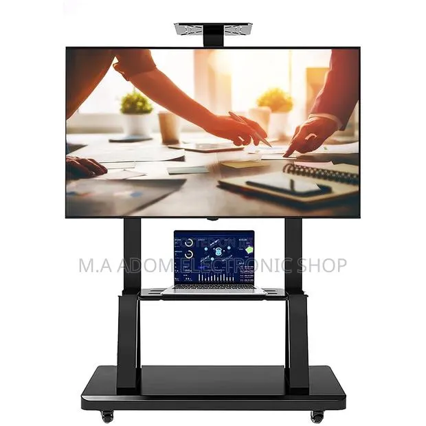 Heavy Duty Steel Frame Stand For Led Tv Fits 32”-70” · Photo 1