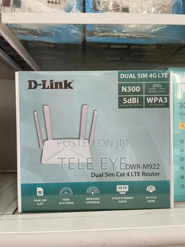 D-Link DWR-M922 Dual Sim Cat 4 Lte Router · Photo 1