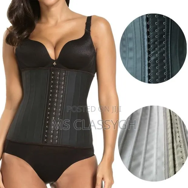 25 Steel Bone Latex Waist Trainer Corset Navel Plus Slim Bel · Photo 1