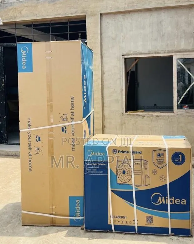Unique Midea 3.0hp Floor Standing Ac(White)Remote Control · Photo 1