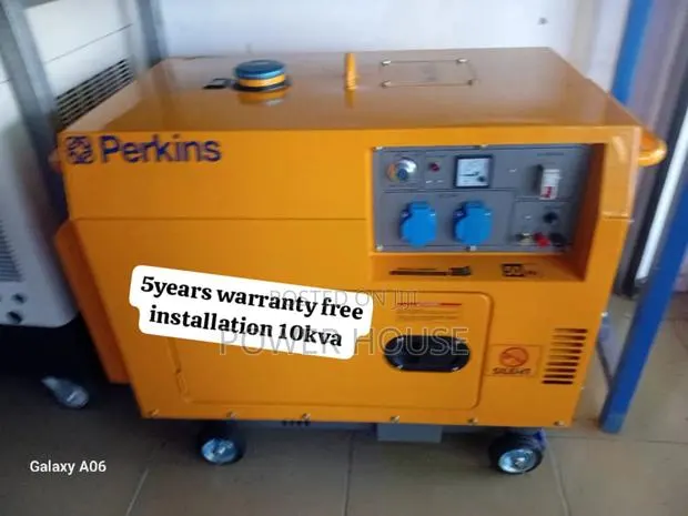 Bravo Tower Power 10kva 13000watts Diesel Generator Perkins · Photo 1