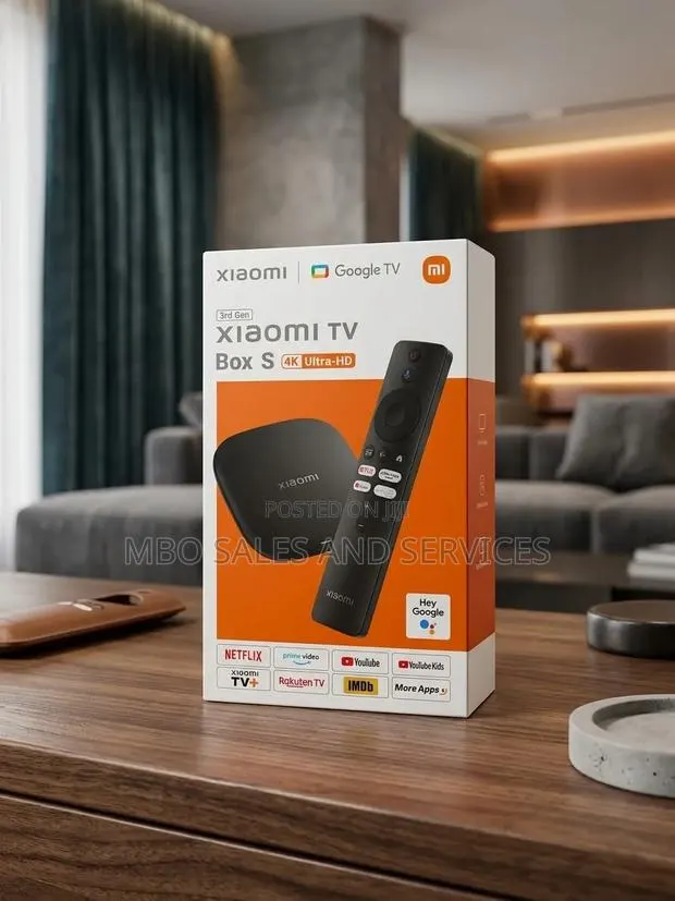 Original Mi Xiaomi TV Box S 3rd Gen – 4K UHD 32GB Storage · Photo 1