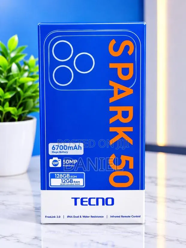 New Tecno Spark 50 128 GB Black · Photo 1
