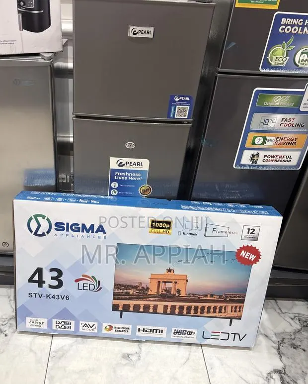 Authentic Sigma Sig-K43v6 43 Inch Full Hd Digital Tv(Black). · Photo 1