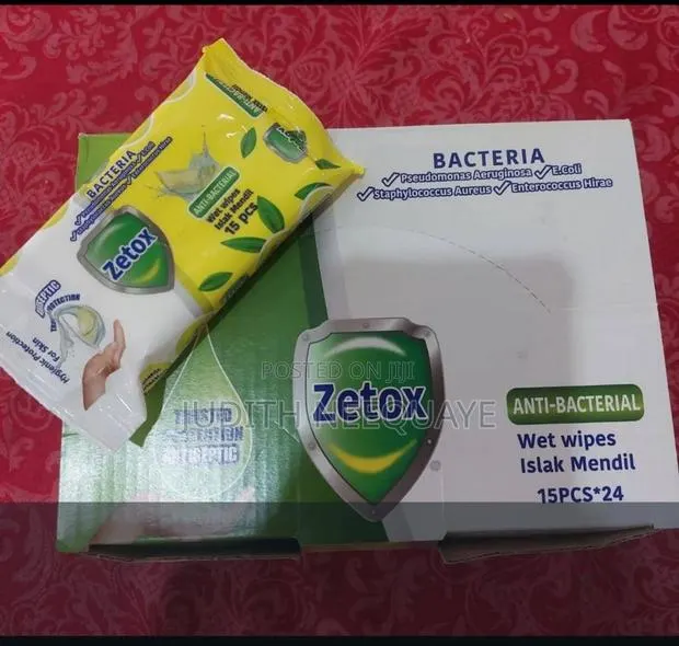 Zetox Antibacterial WIPES · Photo 1