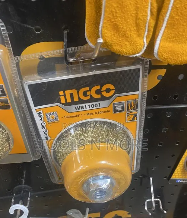 Ingco Wire Cup Brush 4” (100mm) · Photo 1