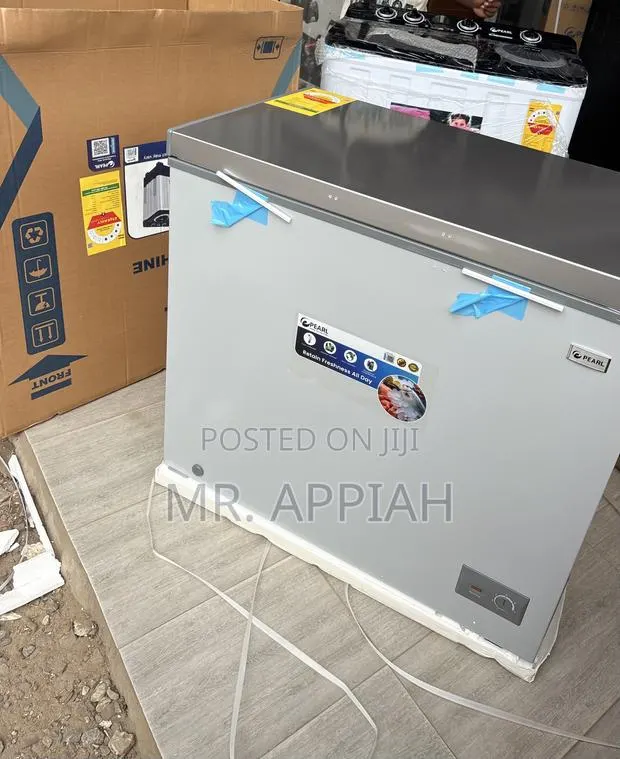 Super Cooling Pearl 200Liter Single Door Chest Freezer(Gray). · Photo 1