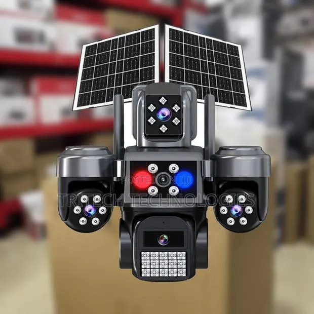 4 Lenses, 1 Ptz, 1 Illumination, 4g Solar Camera Io-Sg406 · Photo 1