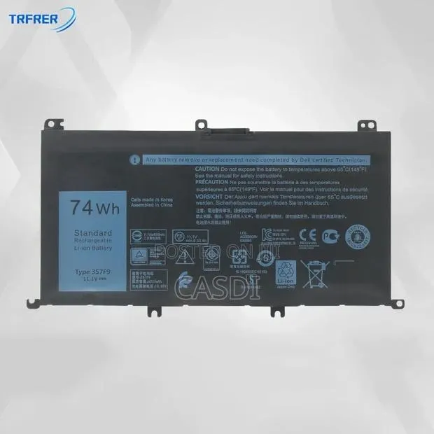 357F9 Battery DELL Inspiron 5576 5577 7566 7567 7557 7559 P65F P57F · Photo 1