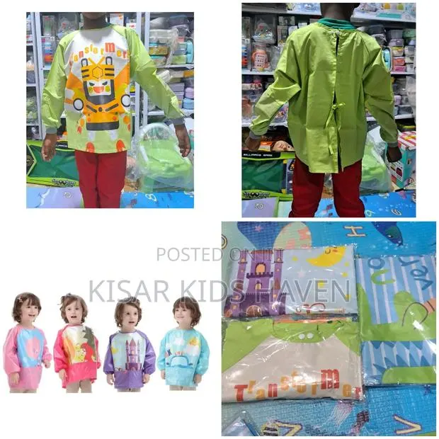 Long Sleeve Bib / Apron for Kids 2 to 6years · Photo 1