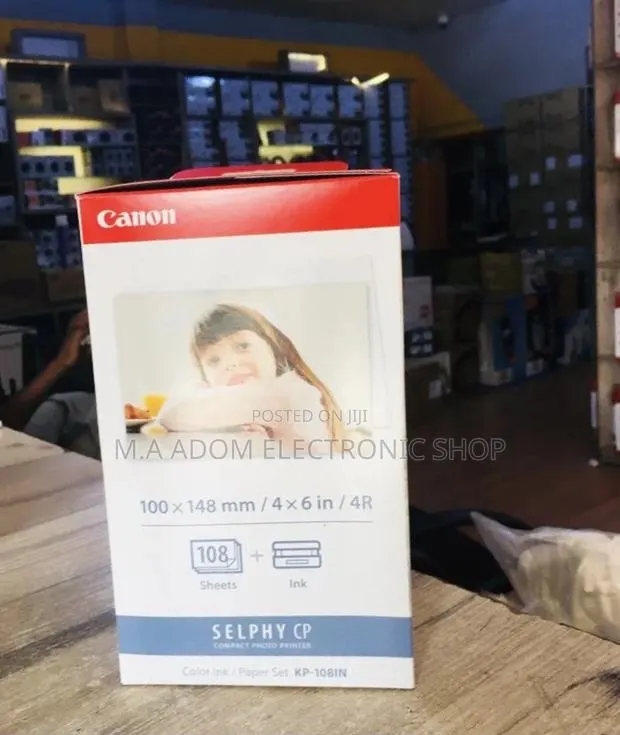 Canon KP-36IP Colour Ink + 100 X 148 Mm Paper Set,36 Sheets. · Photo 1