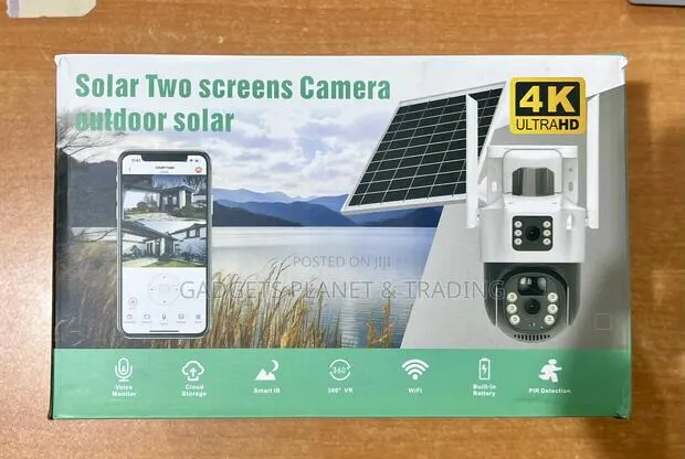 4g Lte Ultra Solar Two Screens Outdoor Solar Camera · Photo 1