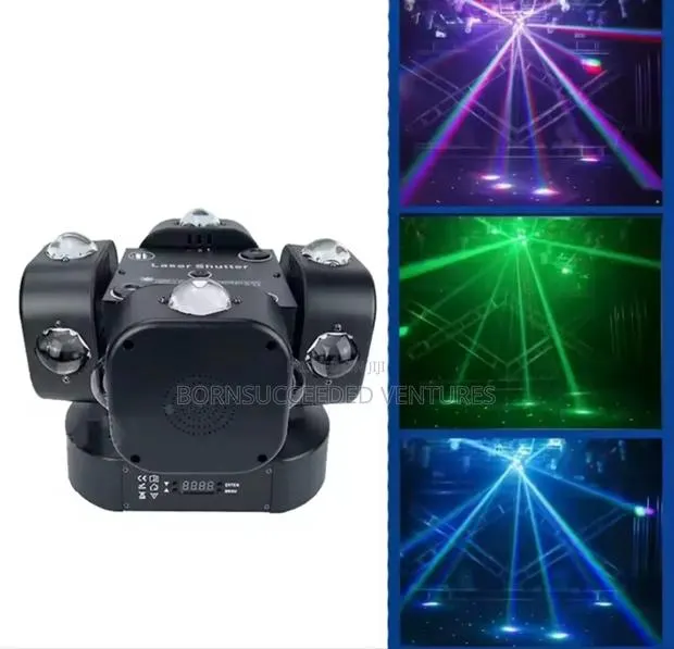 New Arrival Rotating Beam Laser Moving Head Light RGBW 4in1 · Photo 1