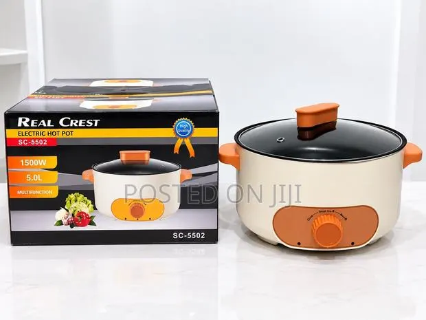 REAL CREST 5L Electric Hot Pot – 1500W · Photo 1