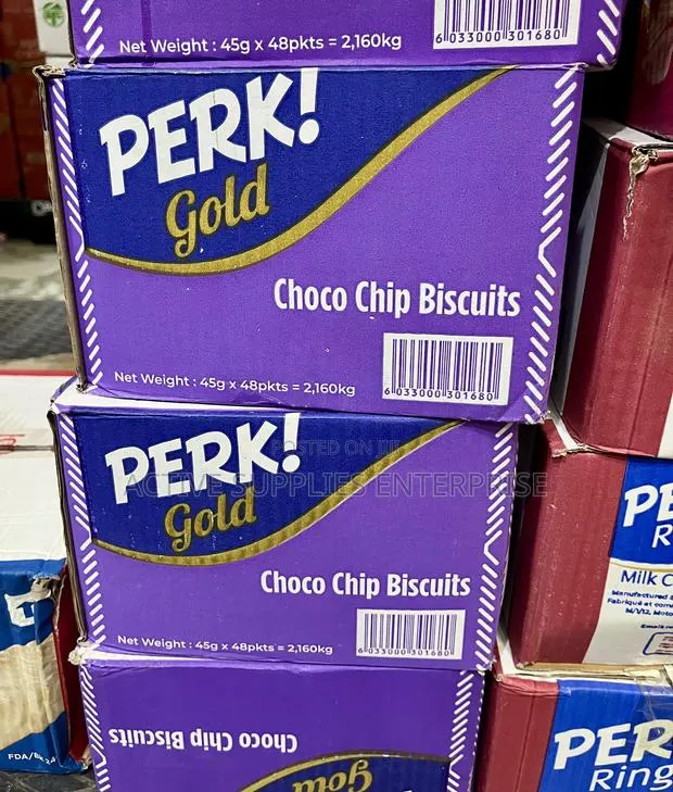 Perk Gold Choco Chip Biscuits (48 Pcs) · Photo 1