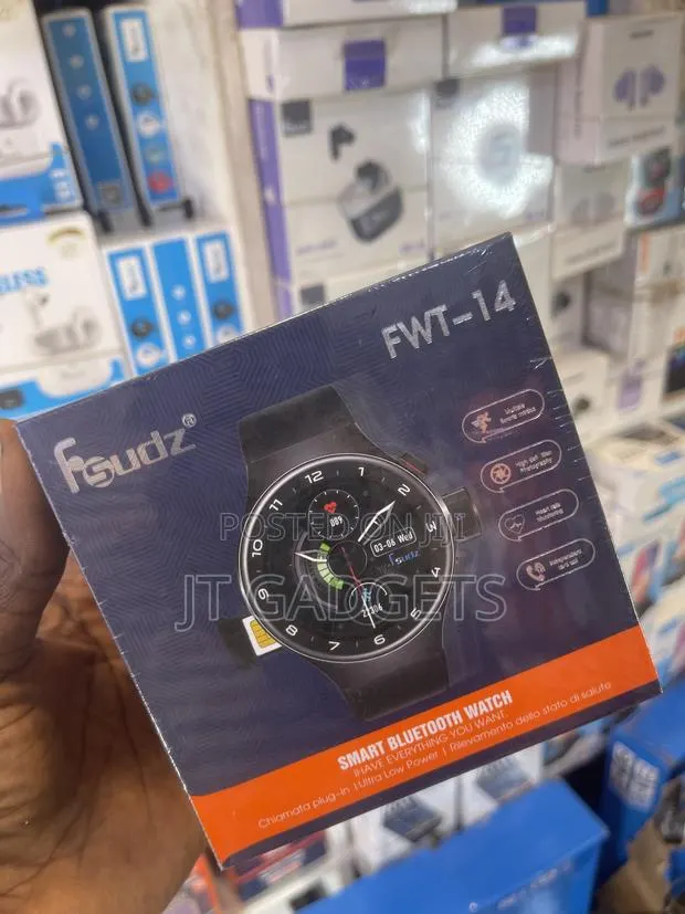 Fsudz FWT-14 Smart Bluetooth Watch — SIM Support, Round Face · Photo 1