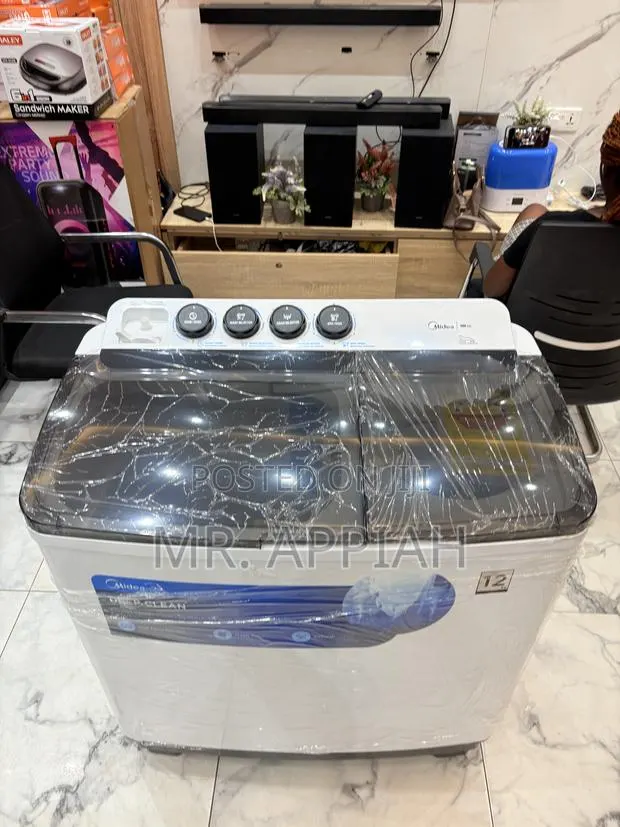 Efficient and Adorable Midea 12kg Twin Tub Washing Machine(Semi-Auto) · Photo 1