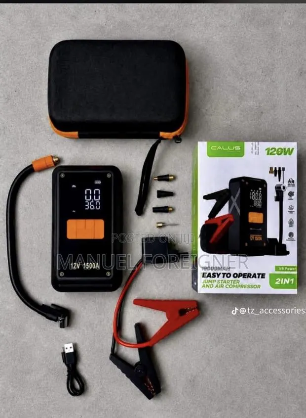 Jumper Starter and Air Compressor Power Bank · Photo 1