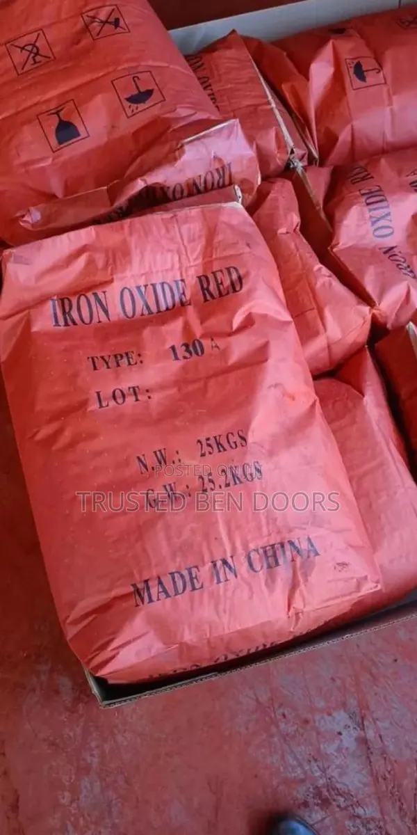 Red Iron Oxide Color Pigment for Paint Making and Concrete Stamp Works · Photo 1