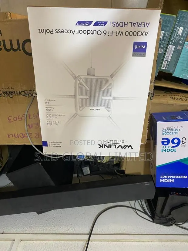 Wavlink Aerial Hd9s-Ax3000-Wifi6 Outdoor Access Point 6antennas · Photo 1
