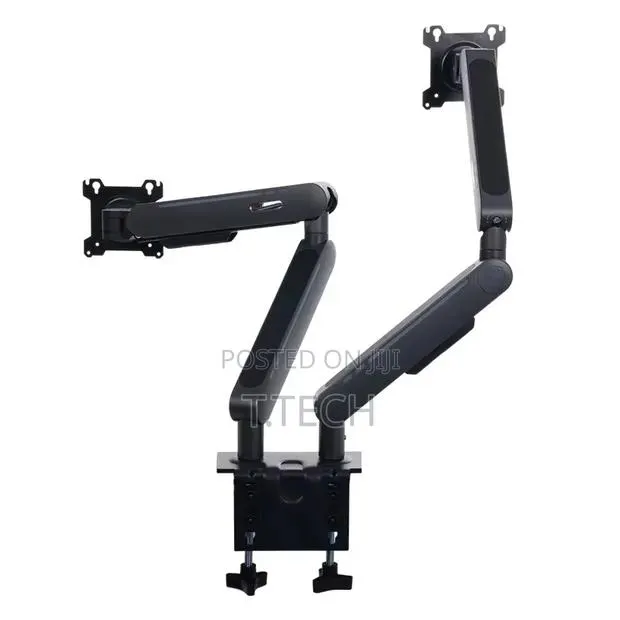 Premium Dual-Arm Mechanical Spring Monitor Arm Stand · Photo 1