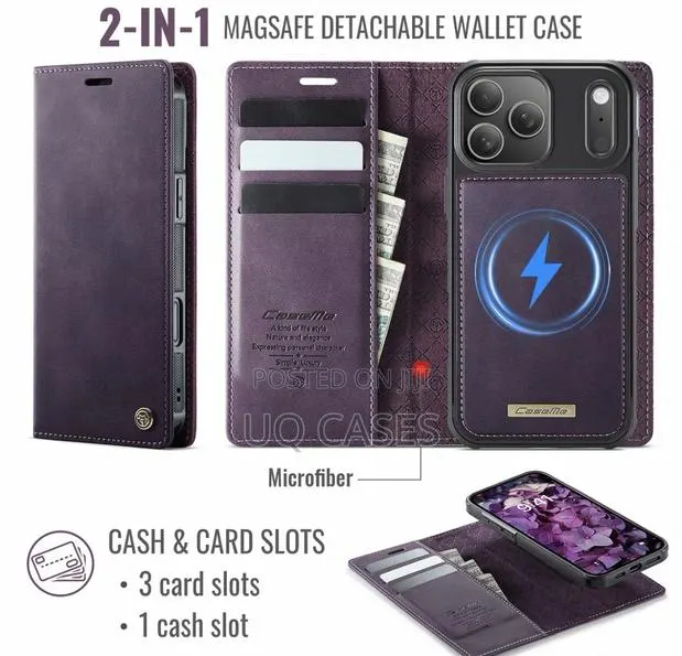 Caseme 2-in-1 Magsafe Detachable Leather Case · Photo 1
