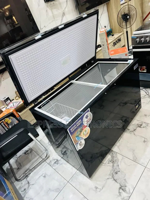 Ultra Modern Black 400l Chest Freezer Single Doo Nasco Nas-475fl · Photo 1