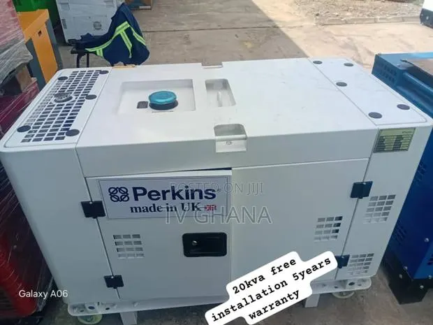 Perkins 20kva Canopy Generator – Low Noise, High Power · Photo 1