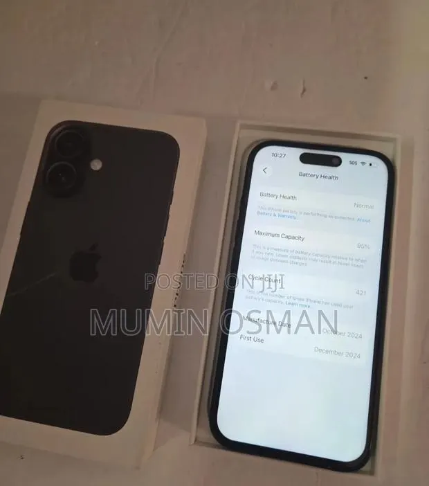 Apple iPhone 16 128 GB Black · Photo 1