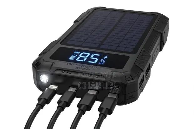 20000mAh Solar Power Bank With Torch · Photo 1