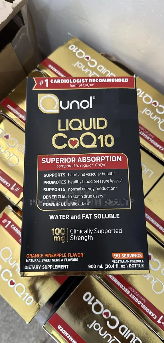 Qunol Liquid Coq10, 100mg, Orange Pineapple Flavor , 900ml · Photo 1