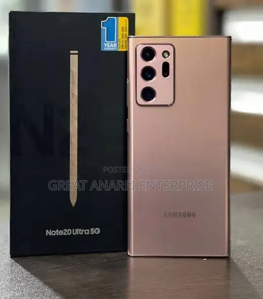 New Samsung Galaxy Note 20 Ultra 5G 256 GB Bronze · Photo 1