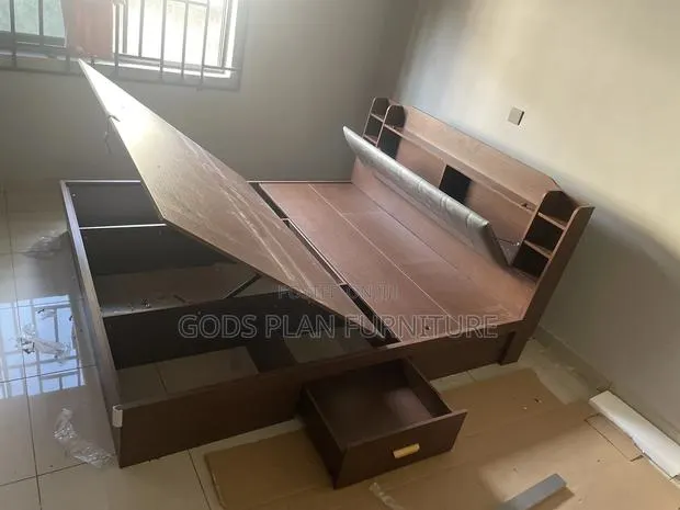 Queen Size Bed Frame - Storage · Photo 1