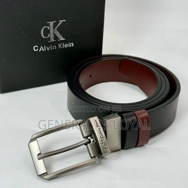Calvin Klein Mens Reversible Leather Belt · Photo 1
