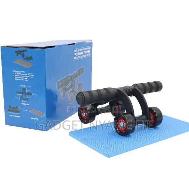 4 Wheel Ab Roller + Free Skipping Rope · Photo 1