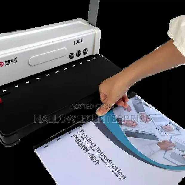 Press Strip Comb Bind Thermal Glue Manual Machine · Photo 1