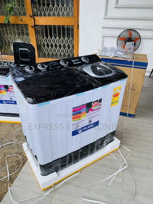 Freestanding Pearl 15kg Washing Machine Twin-Tub Top-Load Appliance · Photo 1