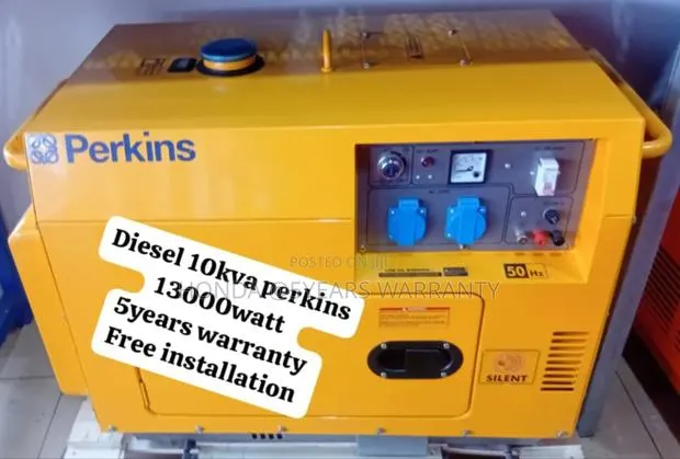 Hard and Strong Perkins 10kva 13000watt Diesel Generator · Photo 1